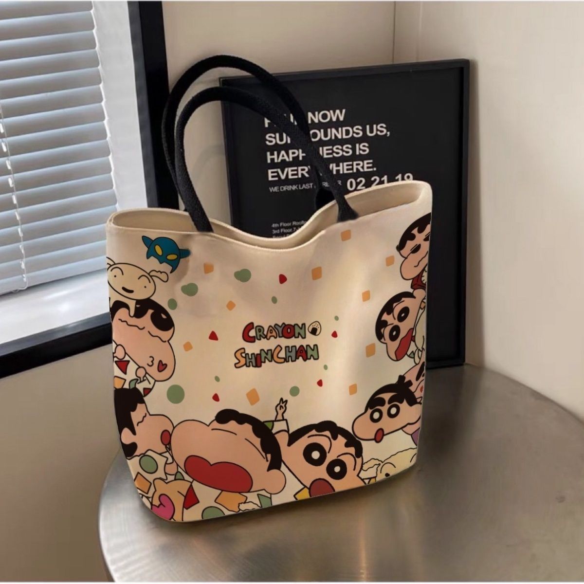 2026 New Crayon Shin-chan Canv - Canvas Tote Bag recension och pris