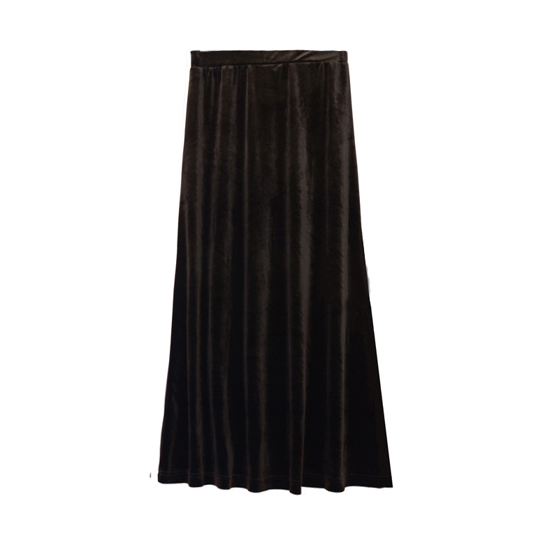 TIYIHAILEY-Women's Velour Plea - Pleated Skirt Women recension och pris