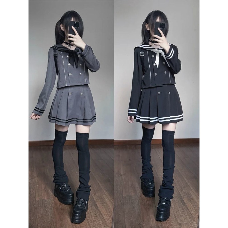 Japanese Subculture Retro Cosp - Pleated Skirt Women recension och pris