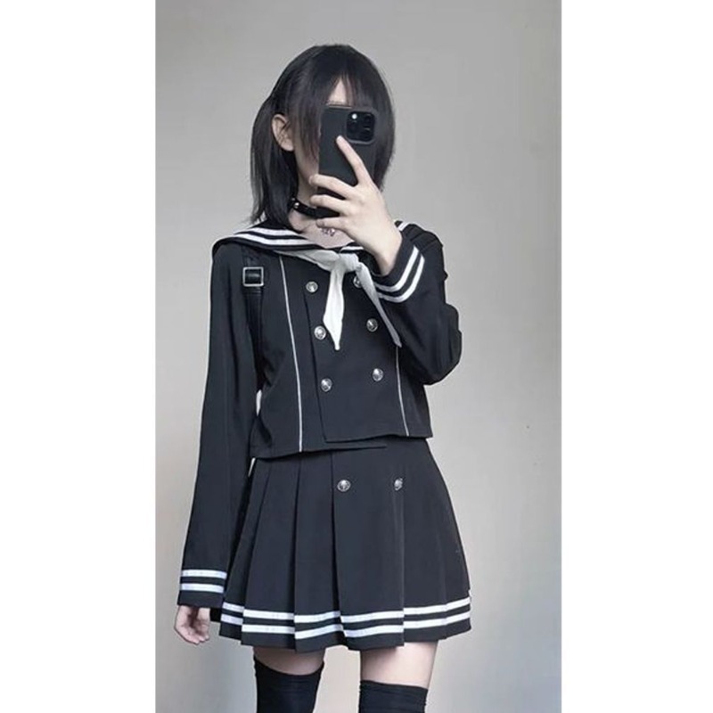 Japanese Subculture Retro Cosp - Pleated Skirt Women recension och pris