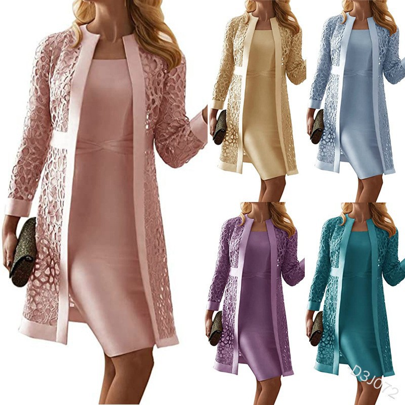 2 Pieces Women Sets 2026 New L - Longline Cardigan Knit recension och pris